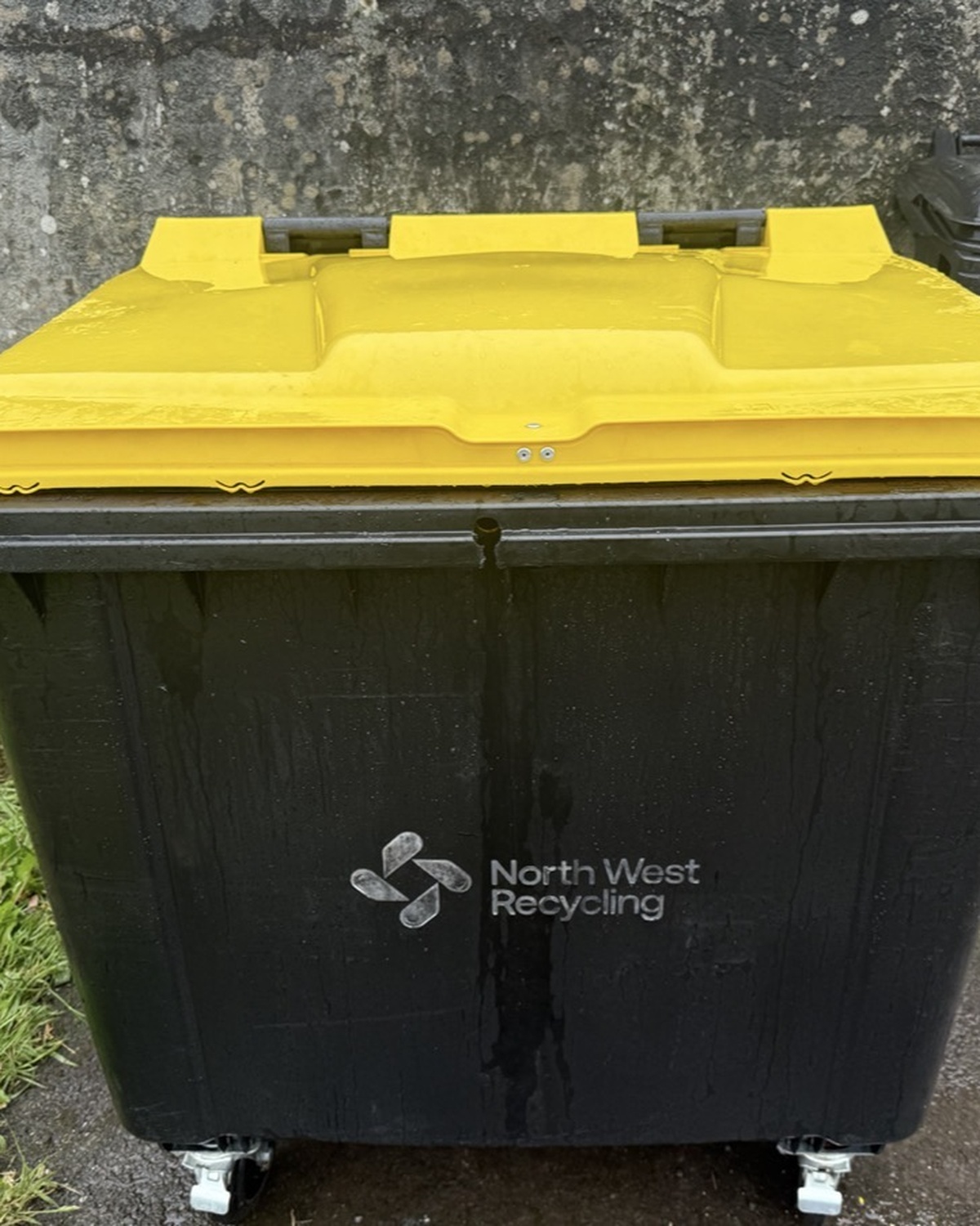 Commercial bin after cleaning