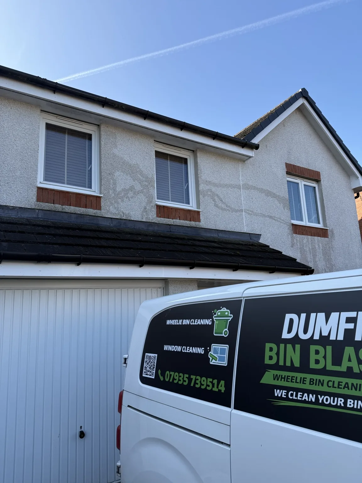 Property after professional window cleaning in Dumfries